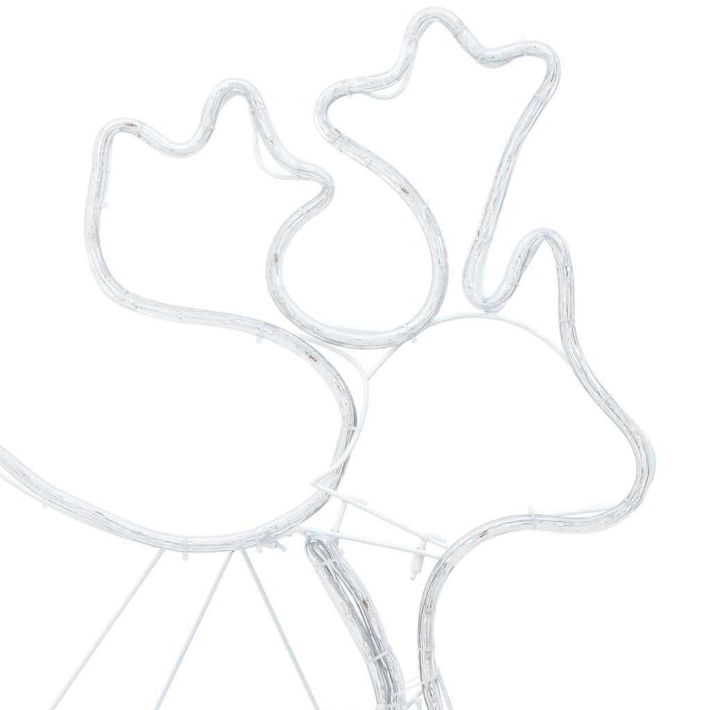 LED Juldekoration Flerfärgsdesign 69 x 79 cm PVC