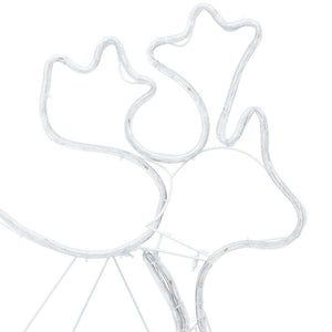 LED Juldekoration Flerfärgsdesign 69 x 79 cm PVC