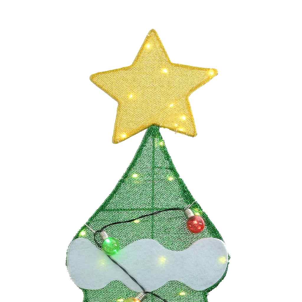 Belyst julgran med 3 presentlådor 2D varm vit 180 cm