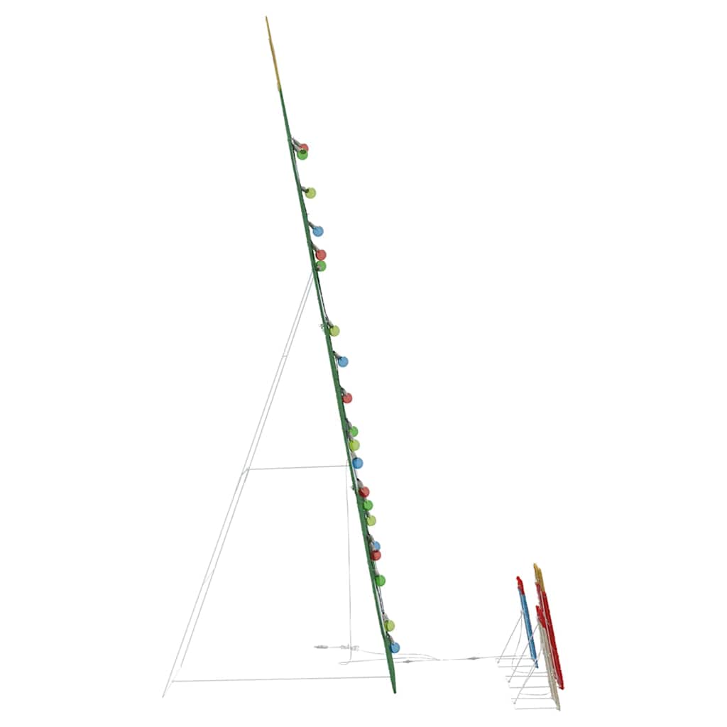 Belyst julgran med 3 presentlådor 2D varm vit 180 cm