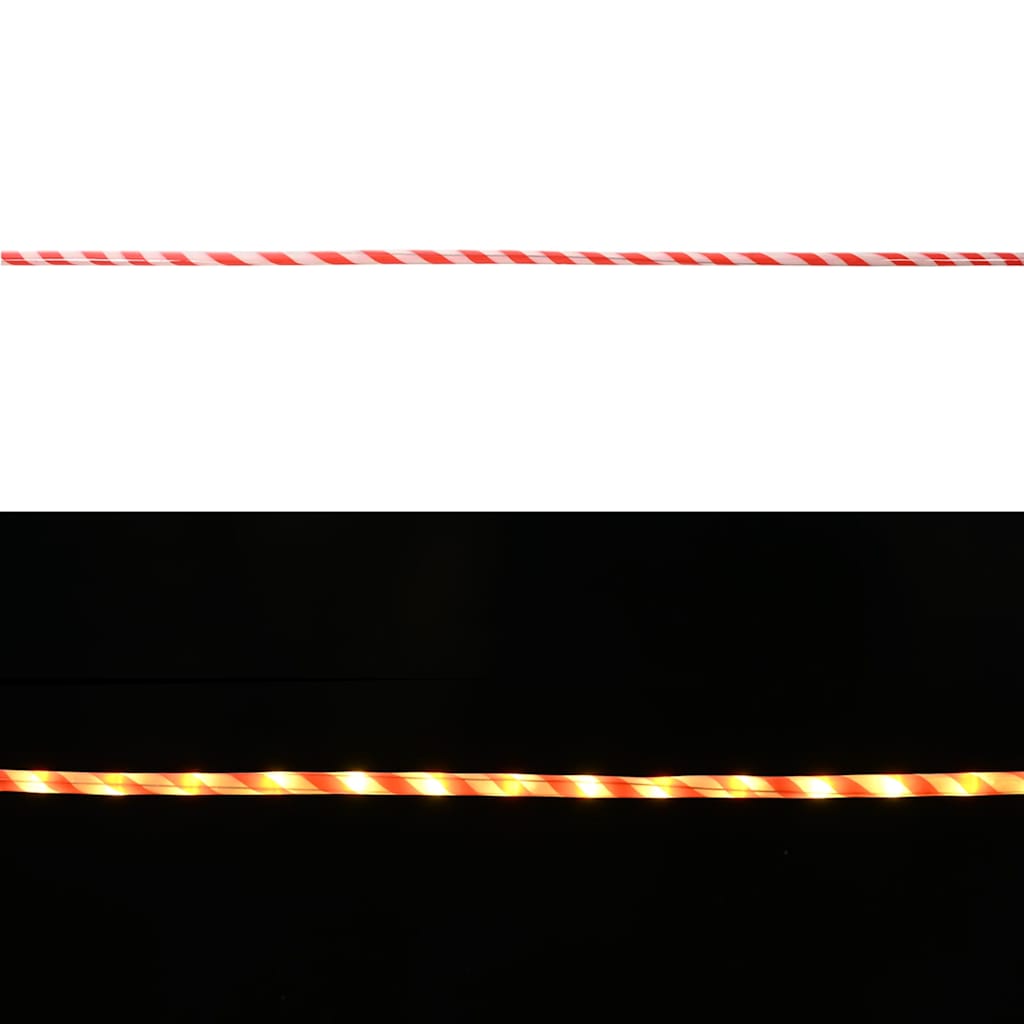 Ljuslina med 480 LED-lampor Varmvit 20 m PVC