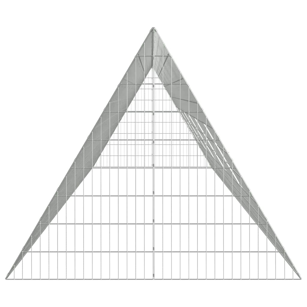 Kaninbur Silver 215 x 100 x 85 cm Galvaniserat Stål