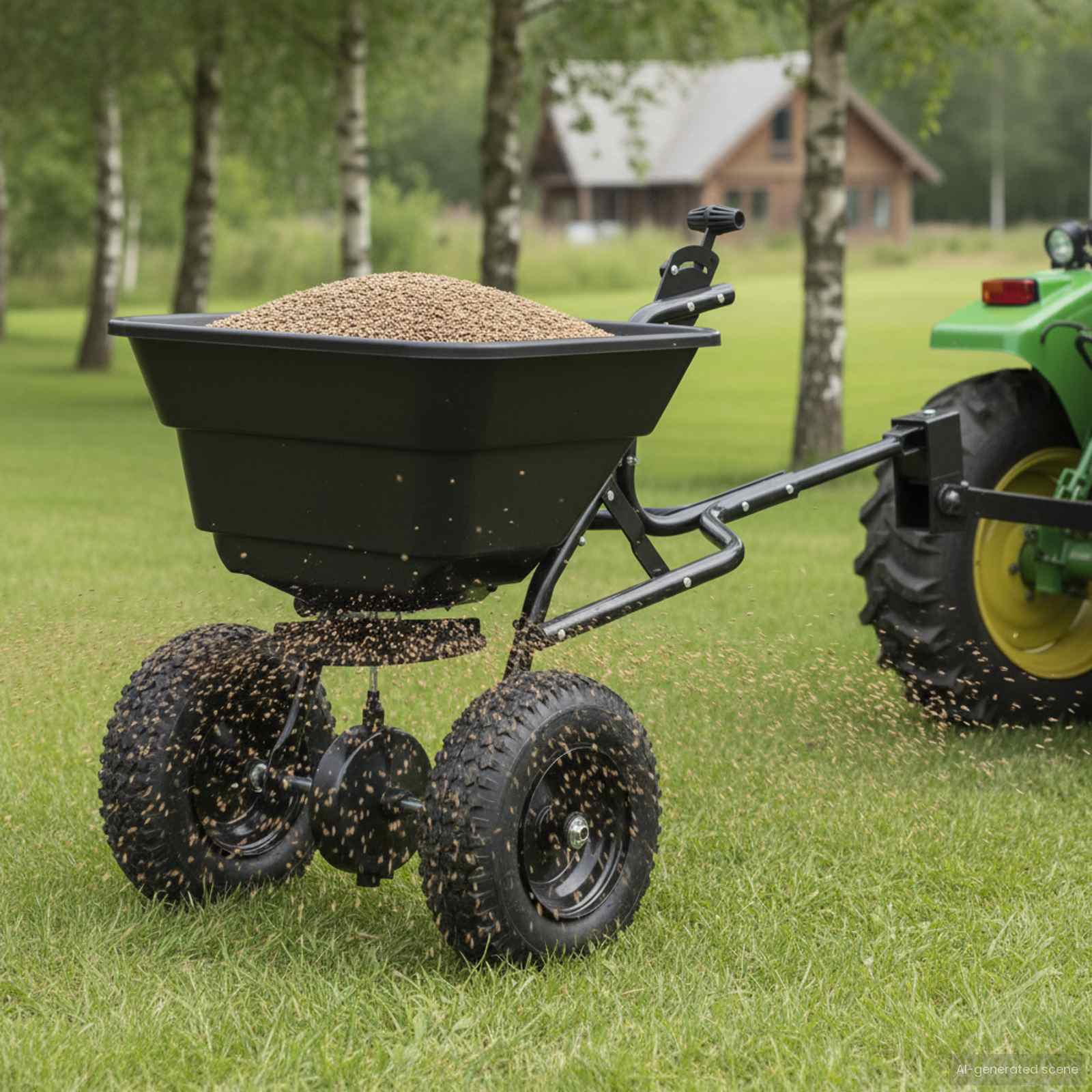 Spridare Svart 106 x 53 x 75 cm PVC och stål