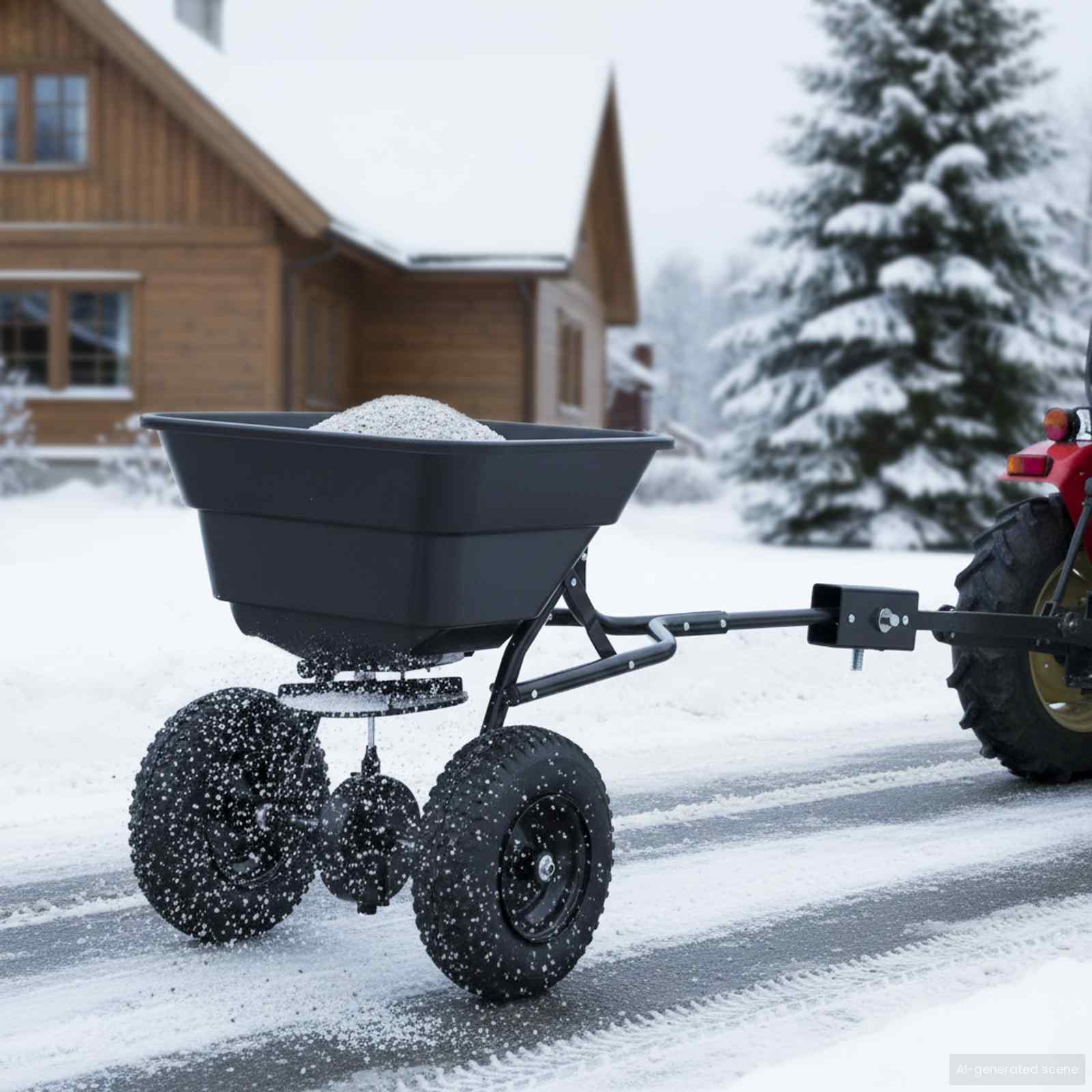 Spridare Svart 106 x 53 x 75 cm PVC och stål