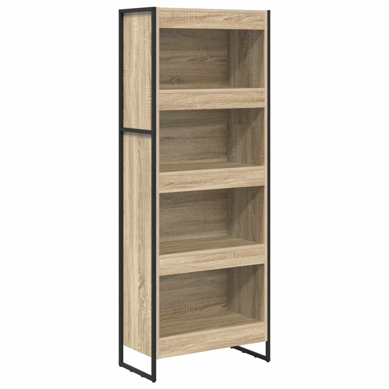 Bokskåp 60 x 30 x 155 cm Konstruerat trä Sonoma