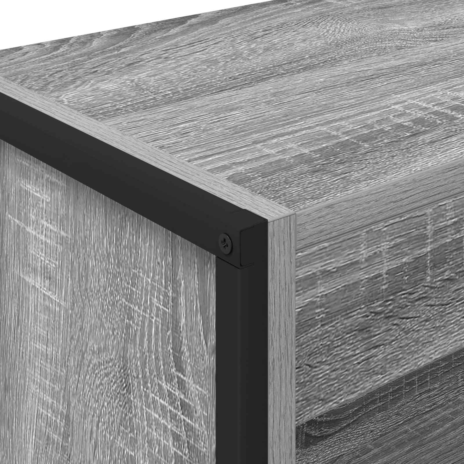 Bokskåp Grå Sonoma 80 x 30 x 155 cm Konstruerat trä
