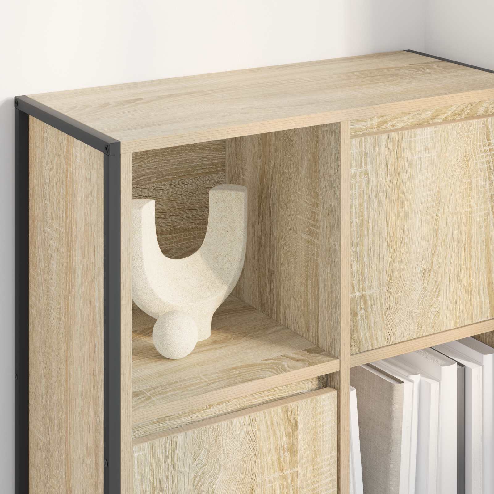 Bokskåp Sonoma 68 x 30 x 108.5 cm Konstruerat trä