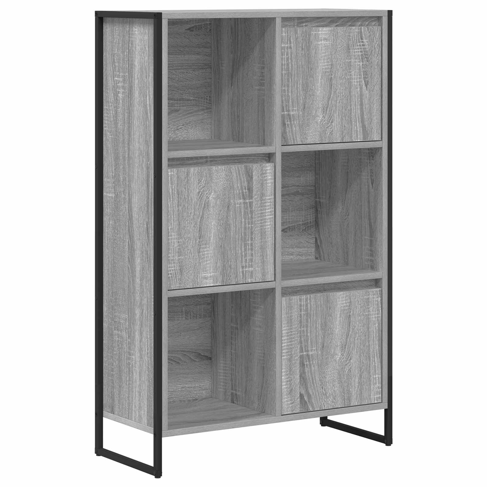 Bokskåp 68 x 30 x 108.5 cm Konstruerat trä Grå Sonoma