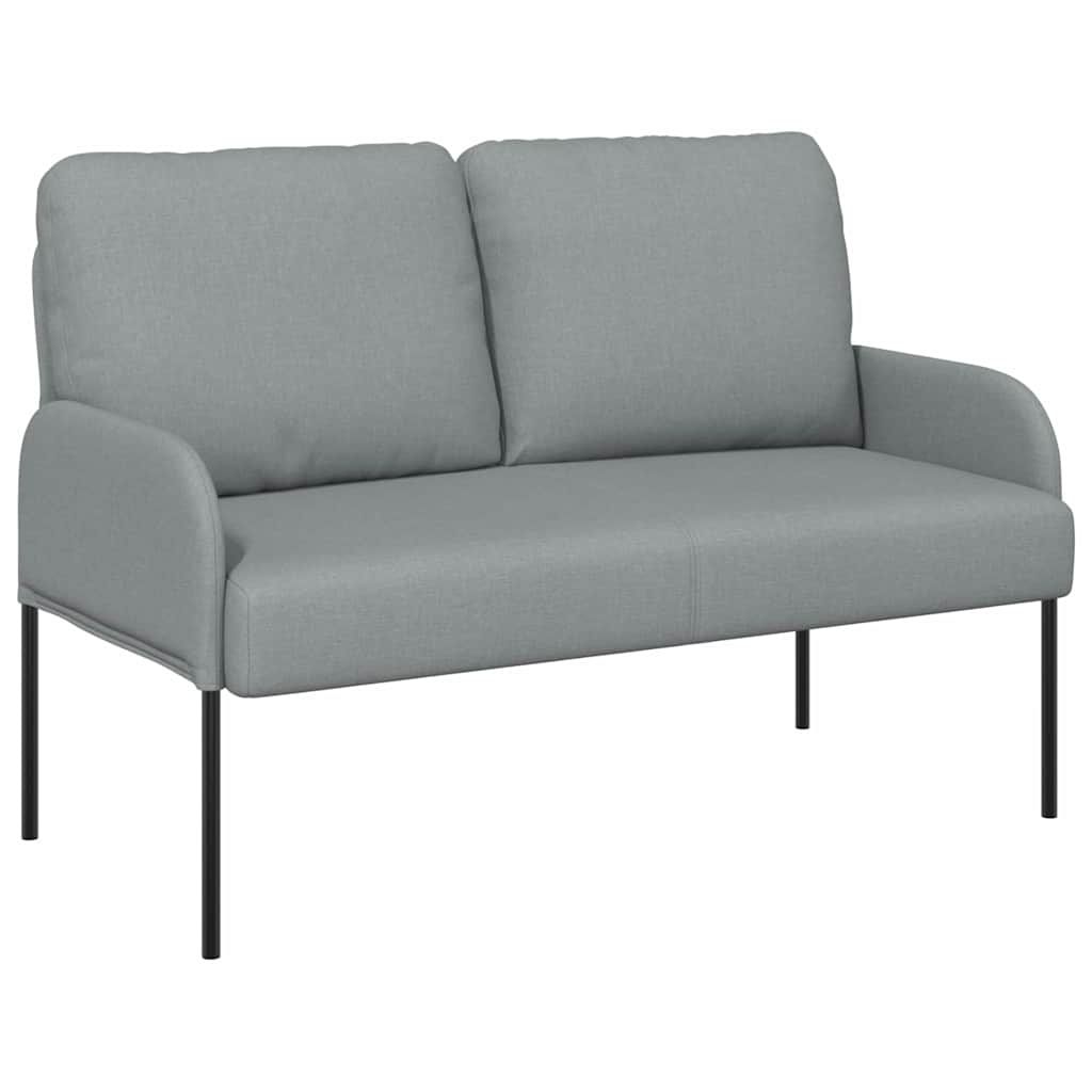 Soffor med kudde 110cm Ljusgrå Plywood