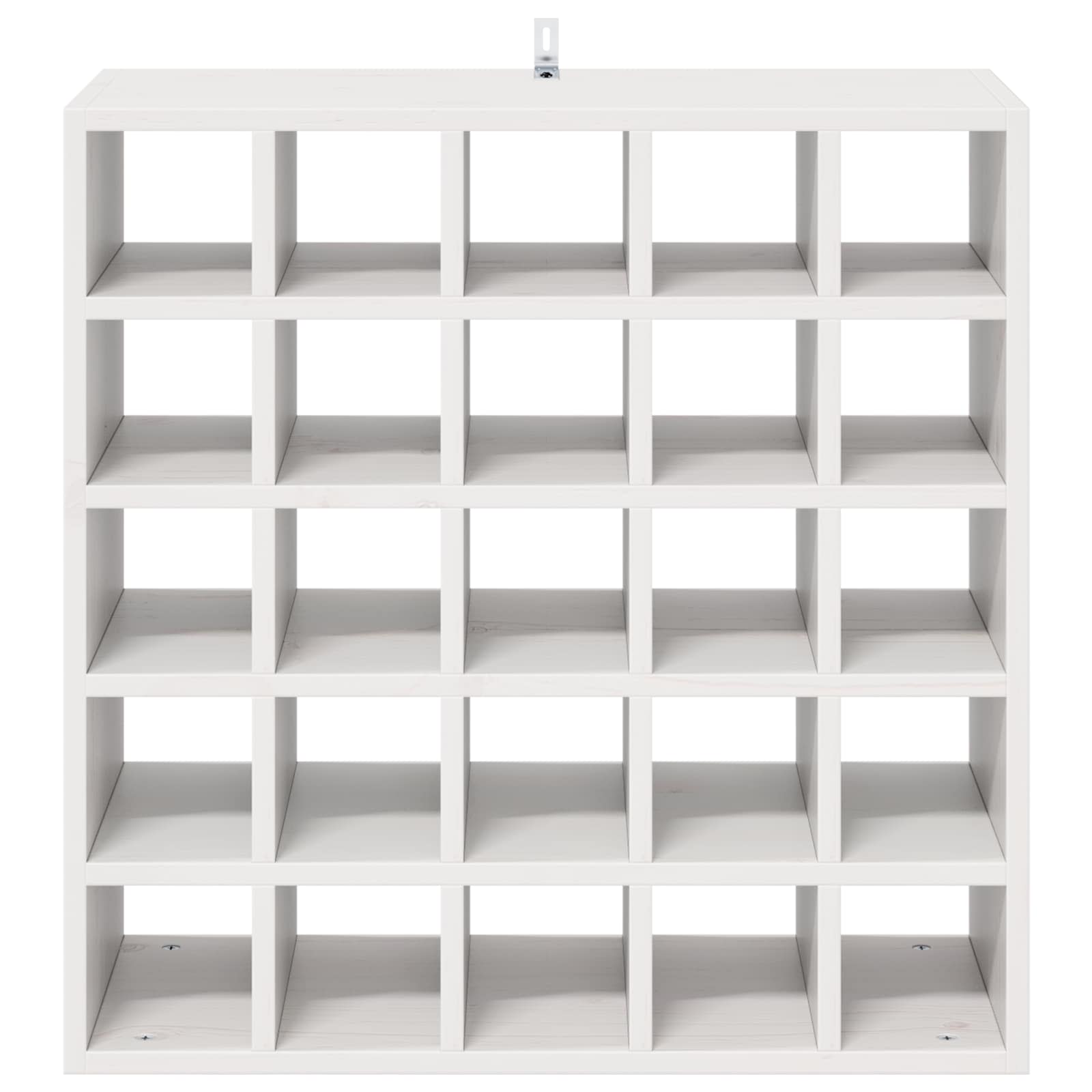 Vinställ 2 pcs Vit 56 x 25 x 56 cm Massiv furu