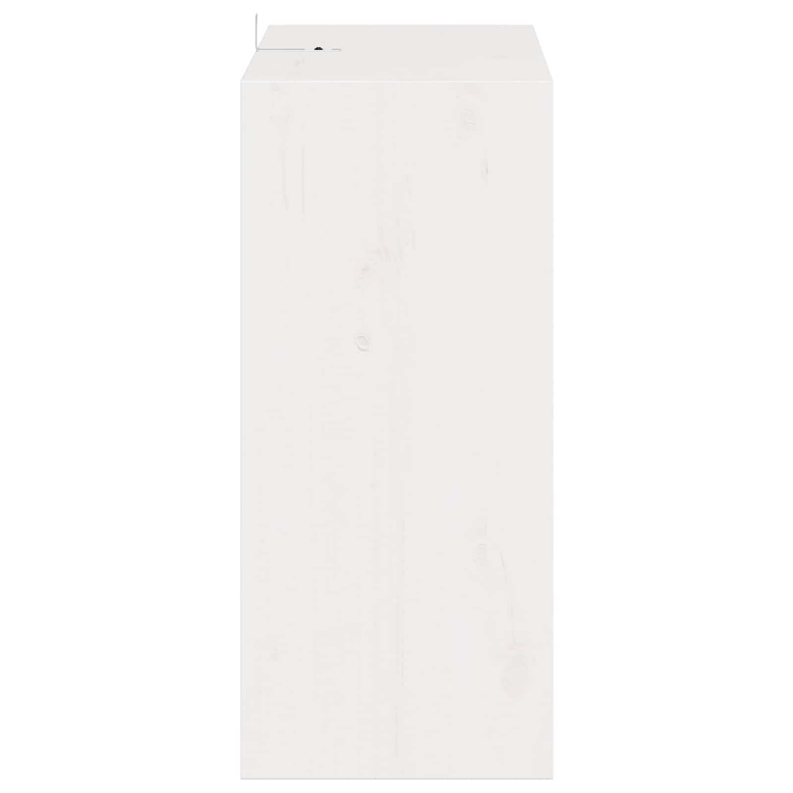 Vinställ 2 pcs Vit 56 x 25 x 56 cm Massiv furu