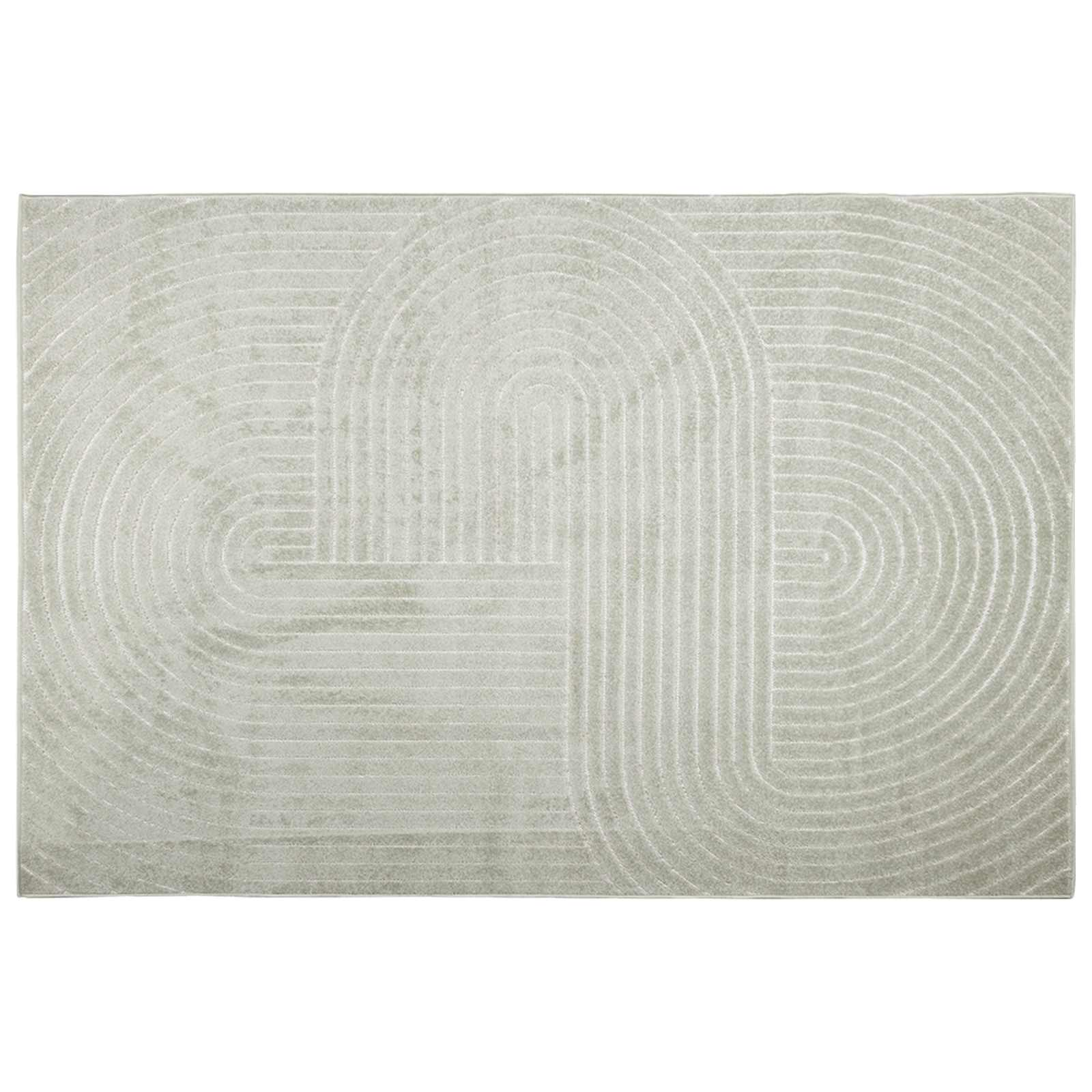 Områdesmattor Rektangulär PALMERAS Grön 230 x 160 cm Polyester