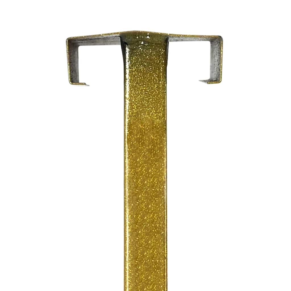 Mässmontrar 2 pcs Guld 30 x 24 x 208 cm Järn