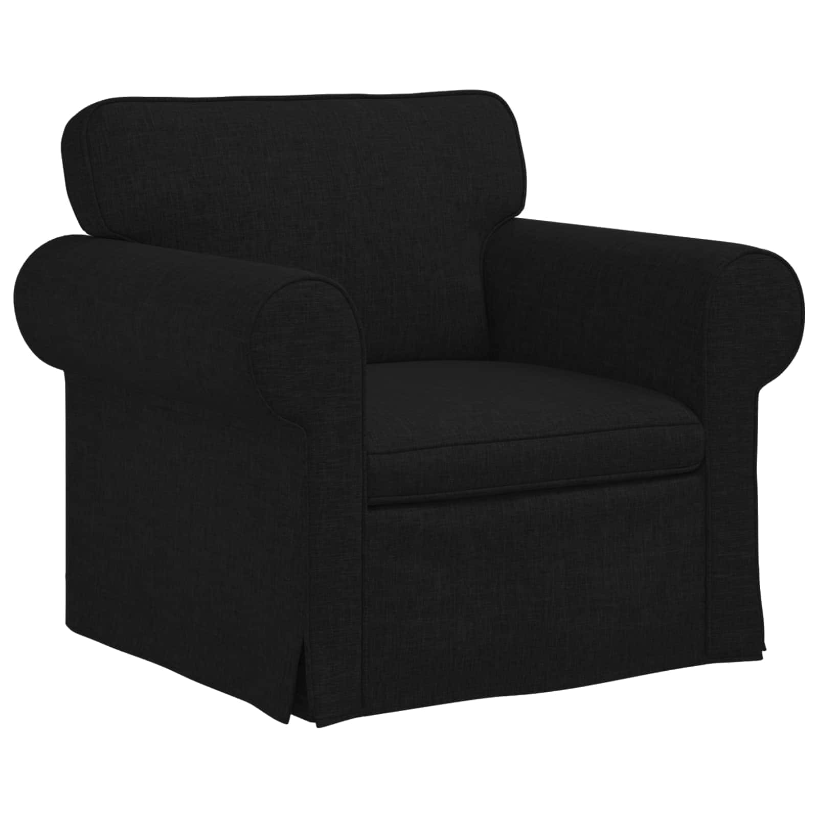 Soffa Svart 95 x 82 x 80 cm tyg