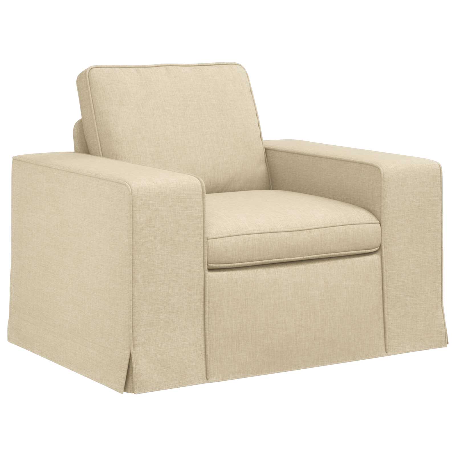 Soffa Kräm 103 x 80 x 82 cm tyg