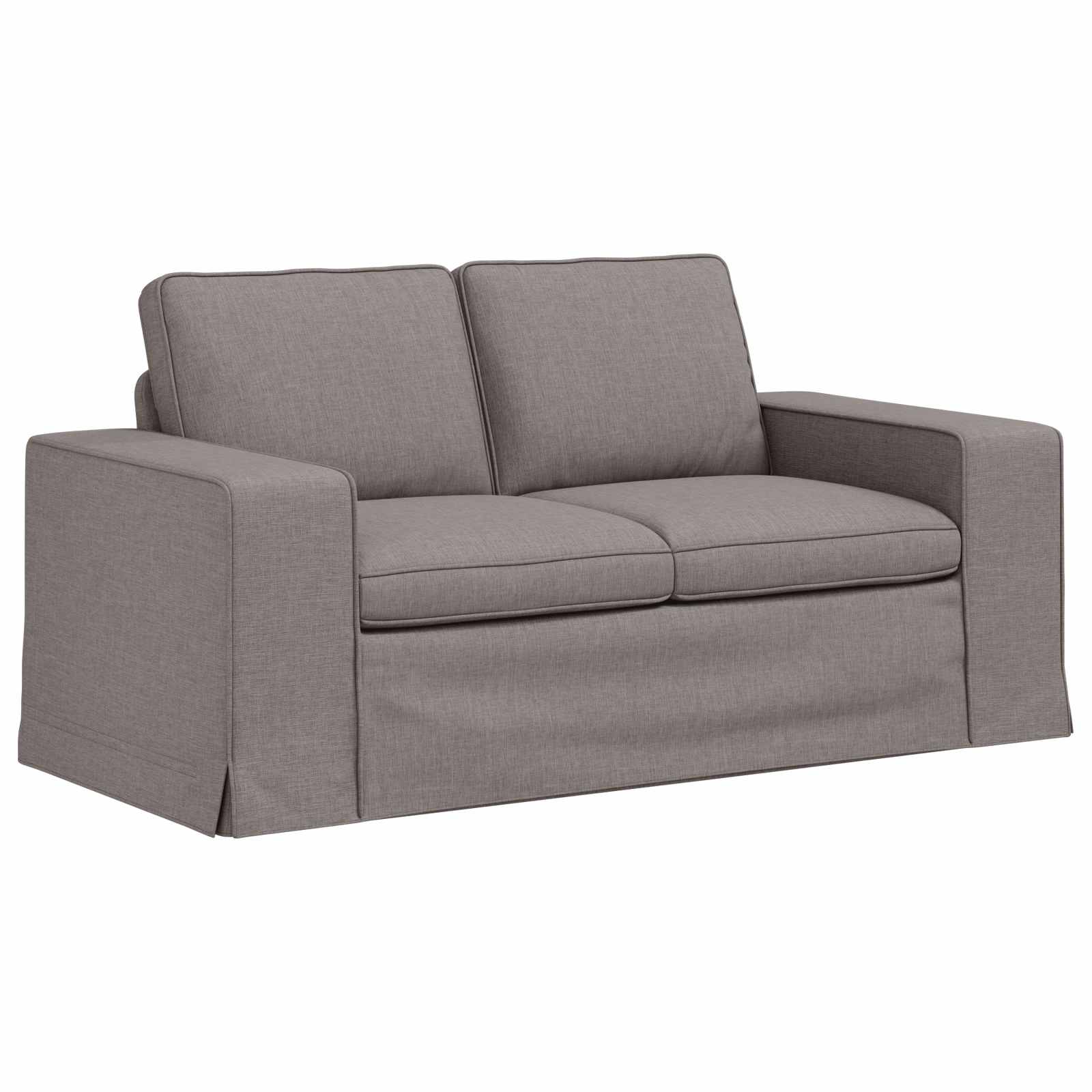 Soffa Taupe 162 x 80 x 82 cm tyg