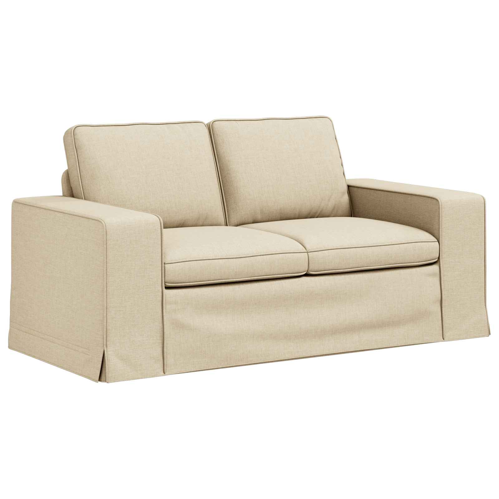 Soffa Kräm 162 x 80 x 82 cm tyg