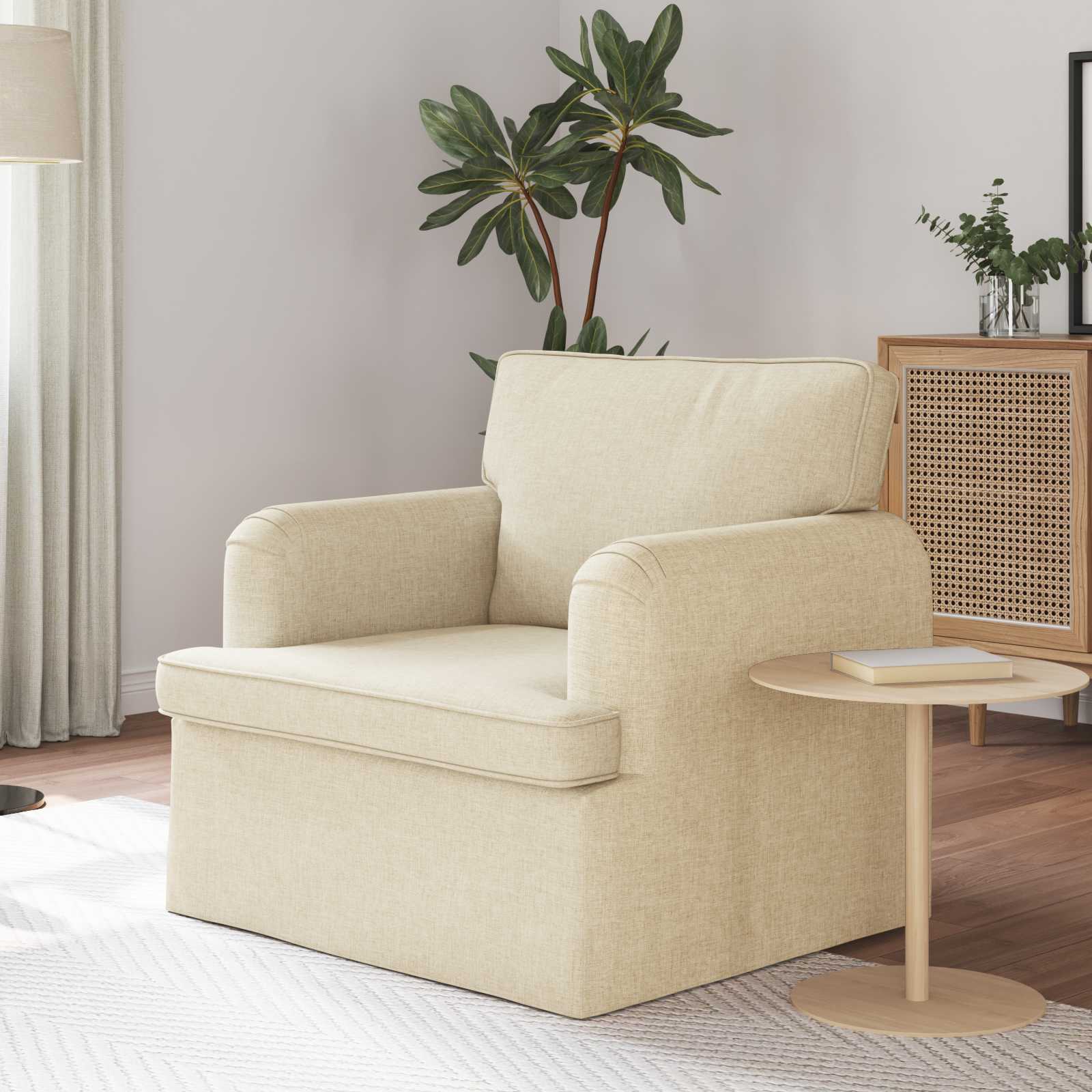 Soffa Kräm 84 x 80 x 85 cm tyg