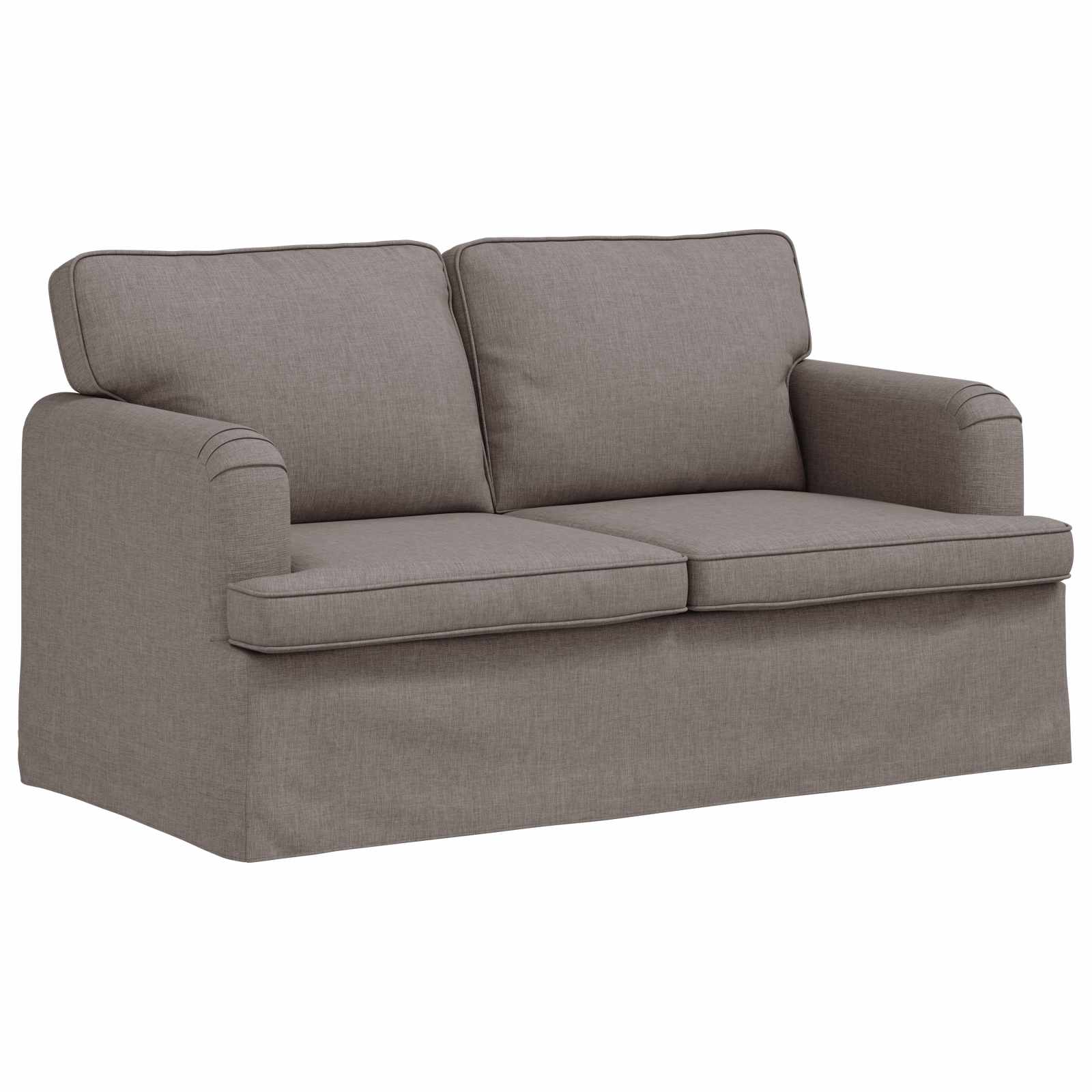 Soffa Taupe 144 x 80 x 85 cm tyg