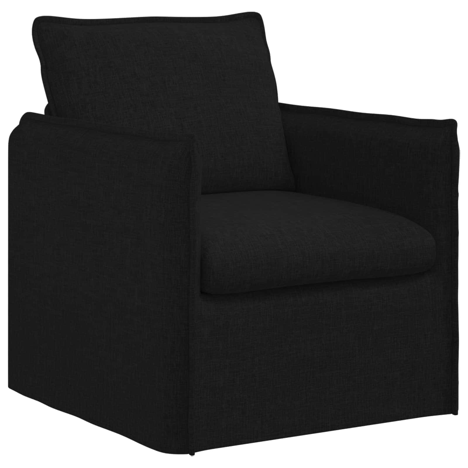 Soffa Svart 75 x 82 x 85 cm tyg