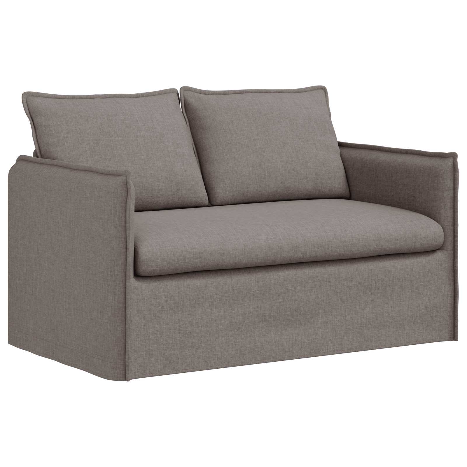 Soffa Taupe 136 x 82 x 85 cm tyg