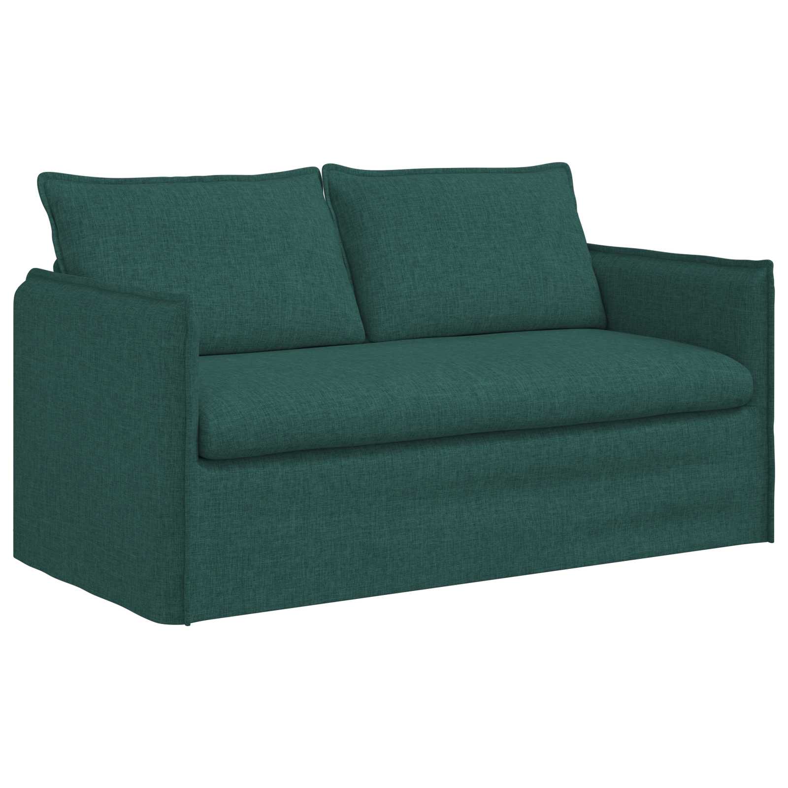 Soffa Mörkgrön 156 x 82 x 85 cm tyg
