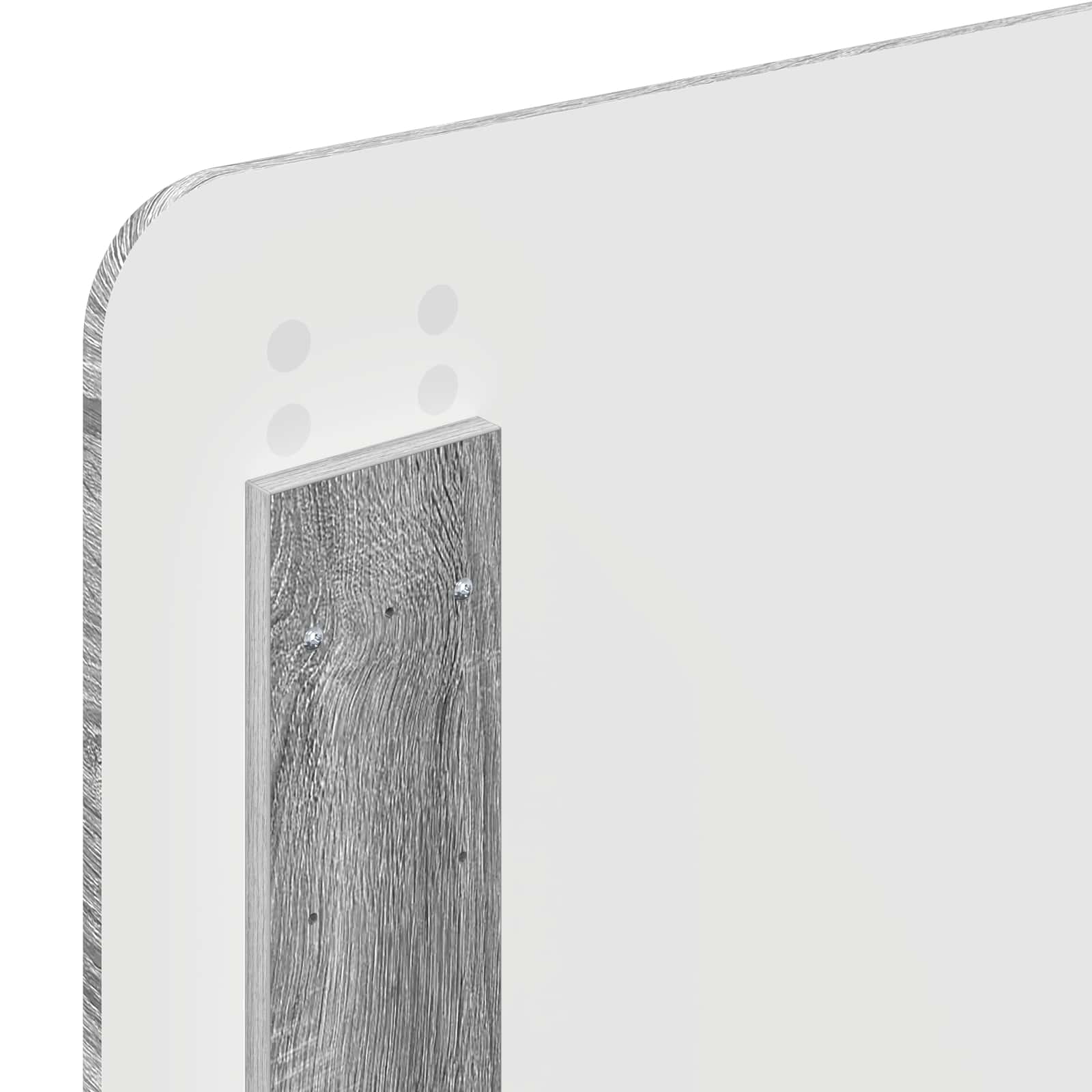 Sängram med huvudgavel Grå Sonoma 90 x 200 cm Massiv furu