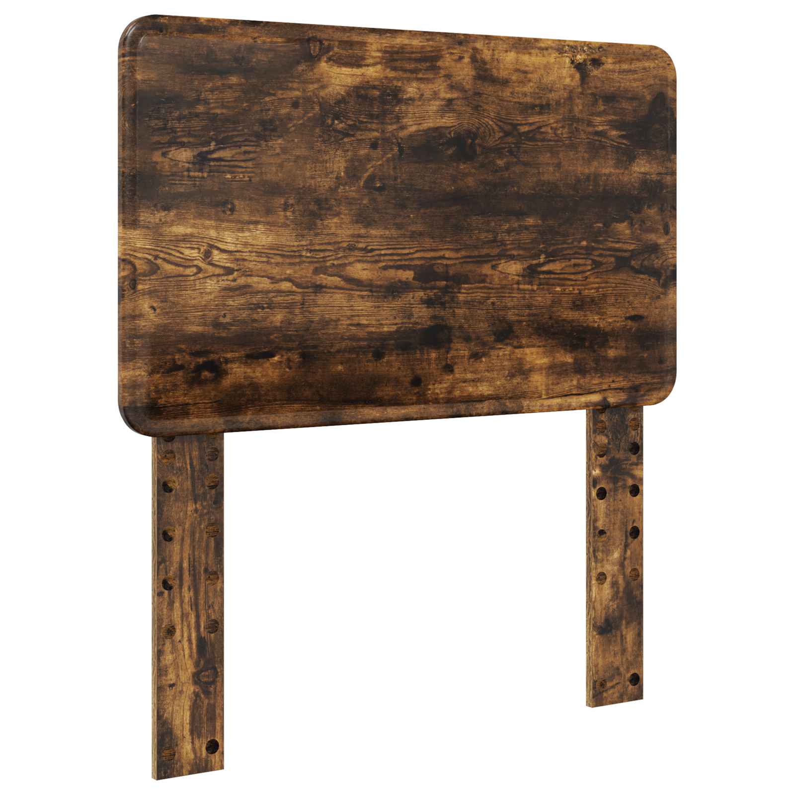 Förvaringssäng med låda Rökt ek 75 x 190 cm Konstruerat trä