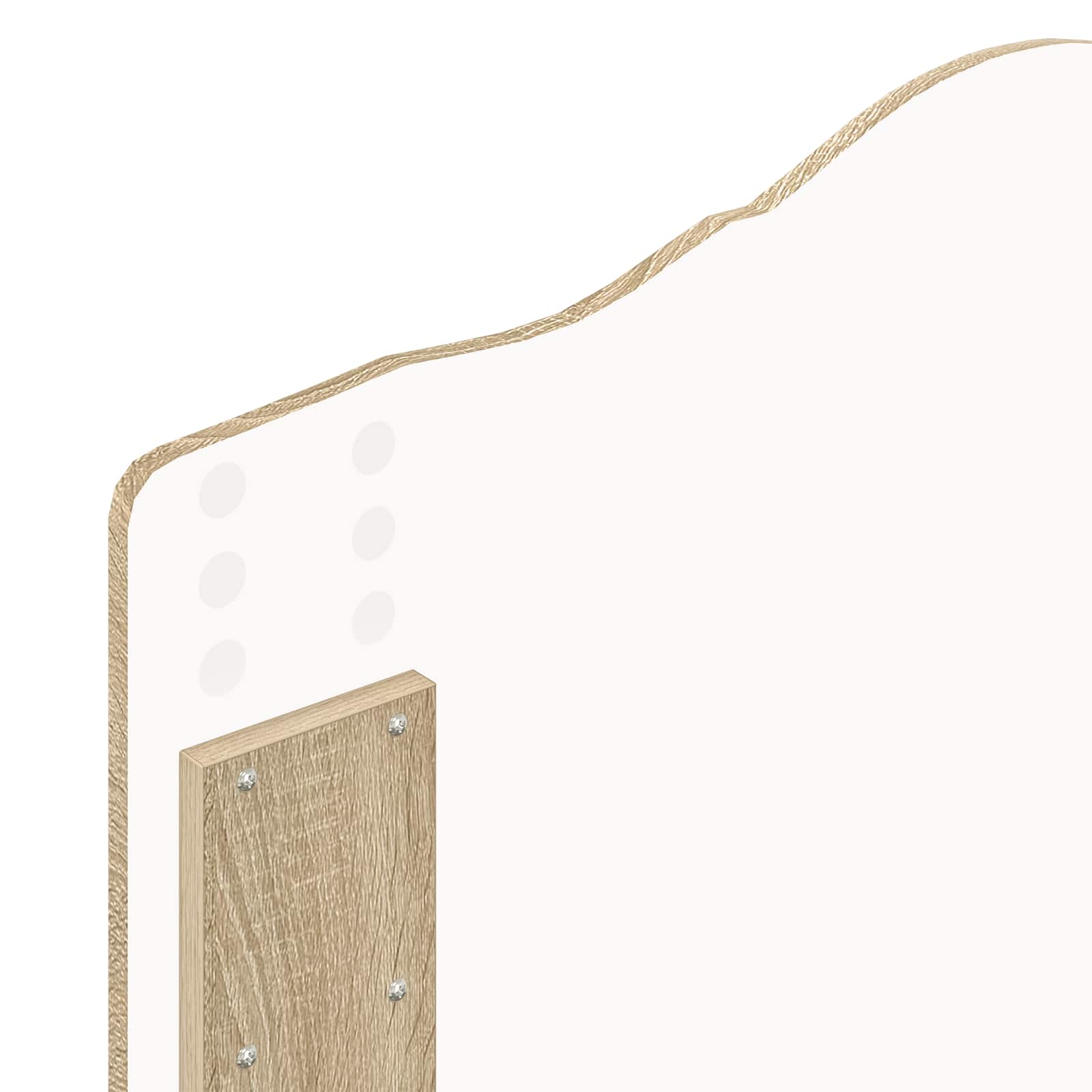 Sängram med huvudgavel Sonoma-ek 90 x 200 cm Massiv furu