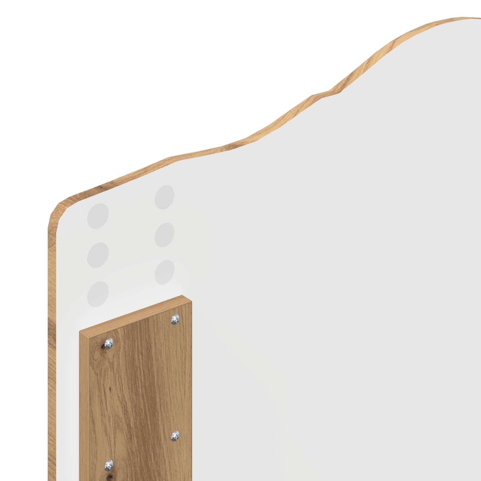 Sängram med huvudgavel Artisan Ek 90 x 190 cm Massiv furu