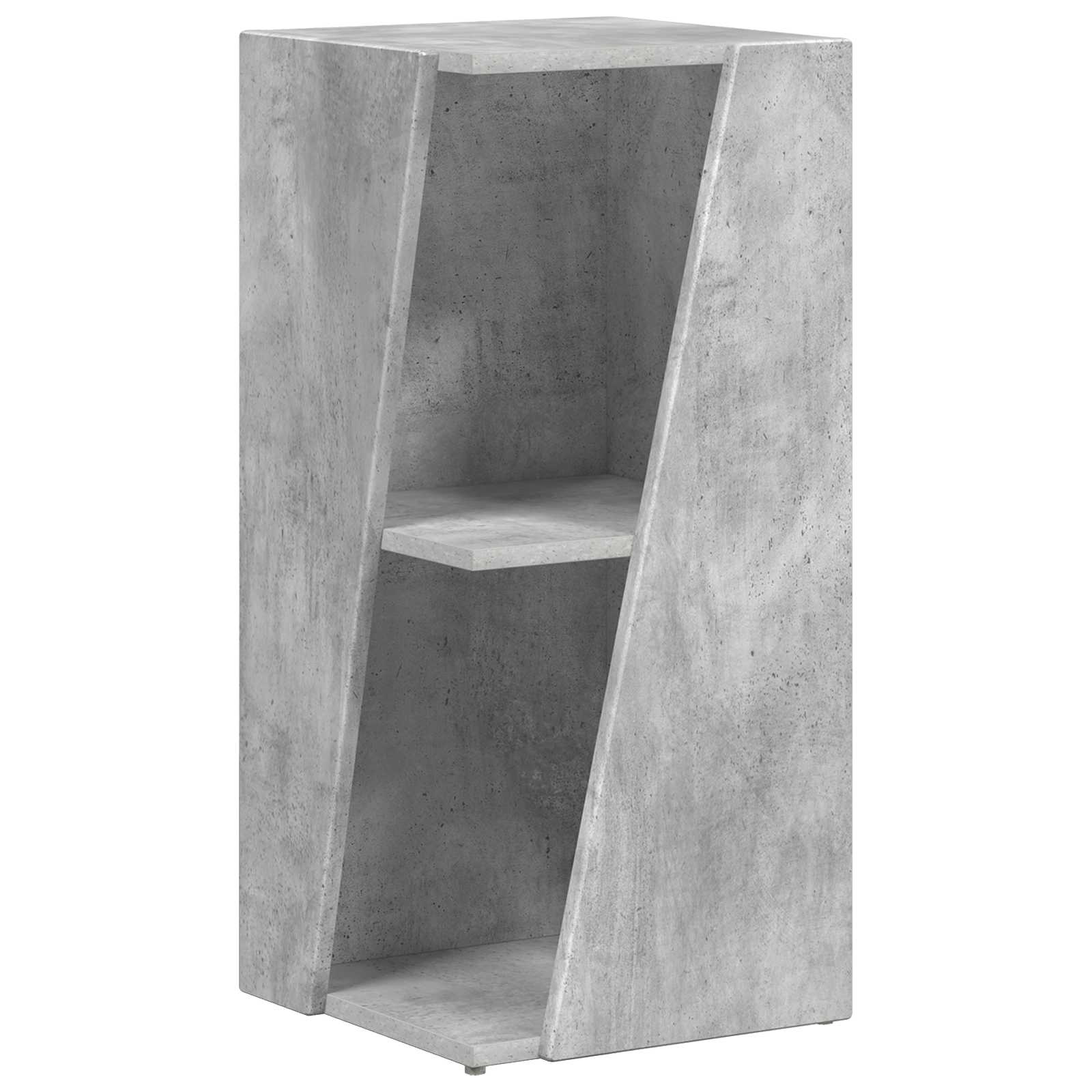 Sidobrett 33 x 32 x 70,5 cm Konstruerat trä Betonggrå