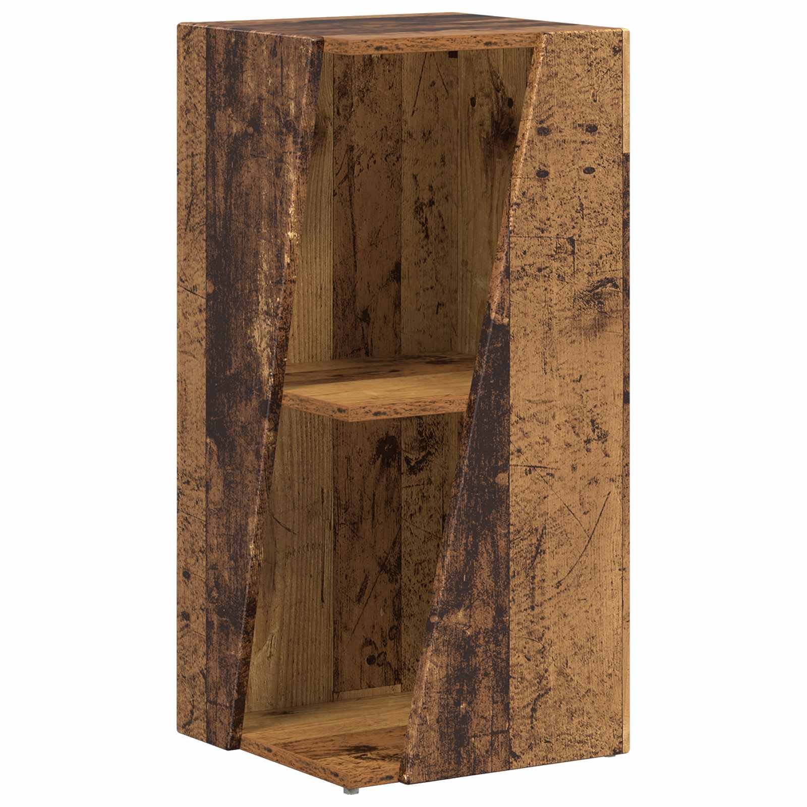Sidobrett 33 x 32 x 70,5 cm Konstruerat trä Gammalt trä