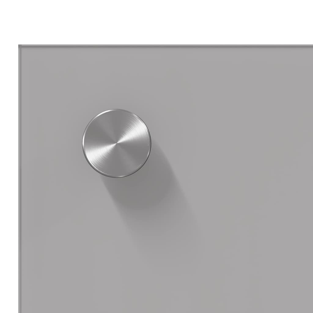 Köksplånbak 2 pcs Ljusgrå 100 x 40 cm härdat glas