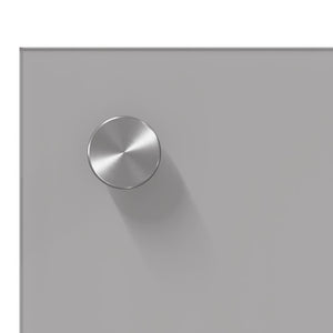 Köksplånbak 2 pcs Ljusgrå 100 x 40 cm härdat glas