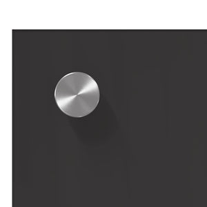 Köksplånbak 2 pcs Mörkgrå 100 x 60 cm härdat glas