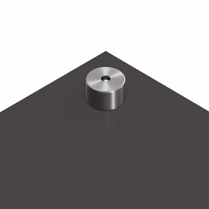 Köksplånbak 2 pcs Mörkgrå 100 x 60 cm härdat glas