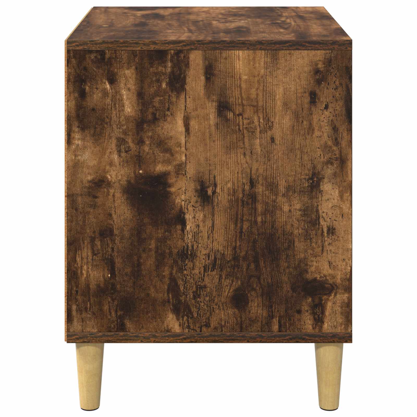 Katt hus Rökt ek 42,5 x 40 x 53 cm Konstruerat trä