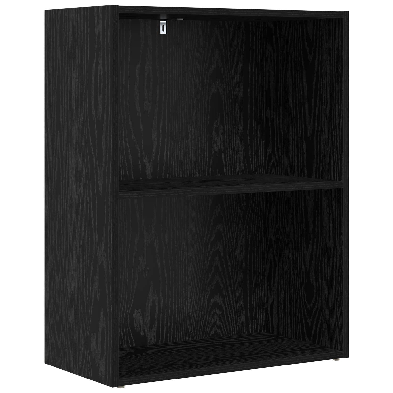 Hyllsystem 60 x 30 x 76.5 cm Konstruerat trä Svart Ek