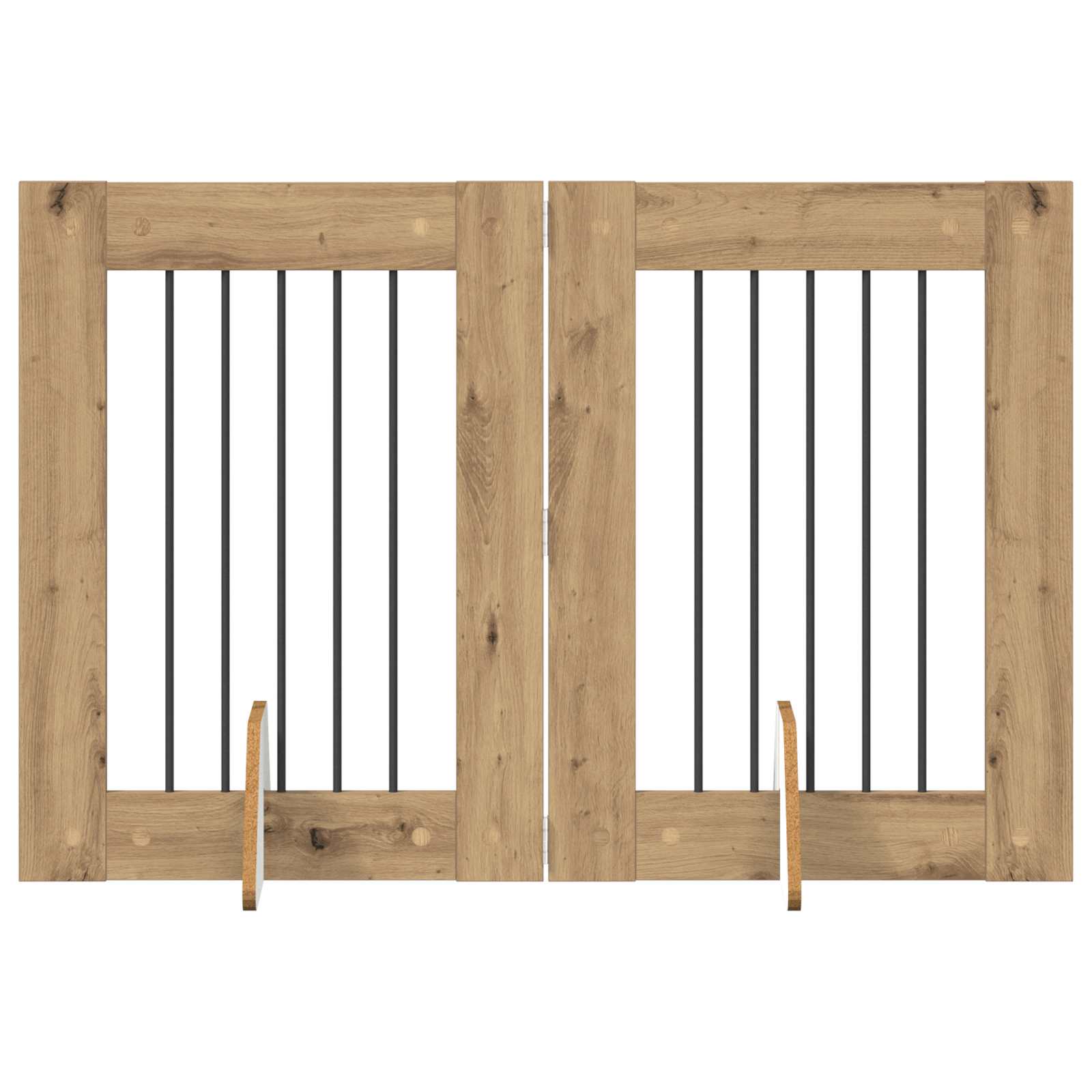 Fällbar hundgrind med stativ 2 st Artisan-ek 120,5 cm