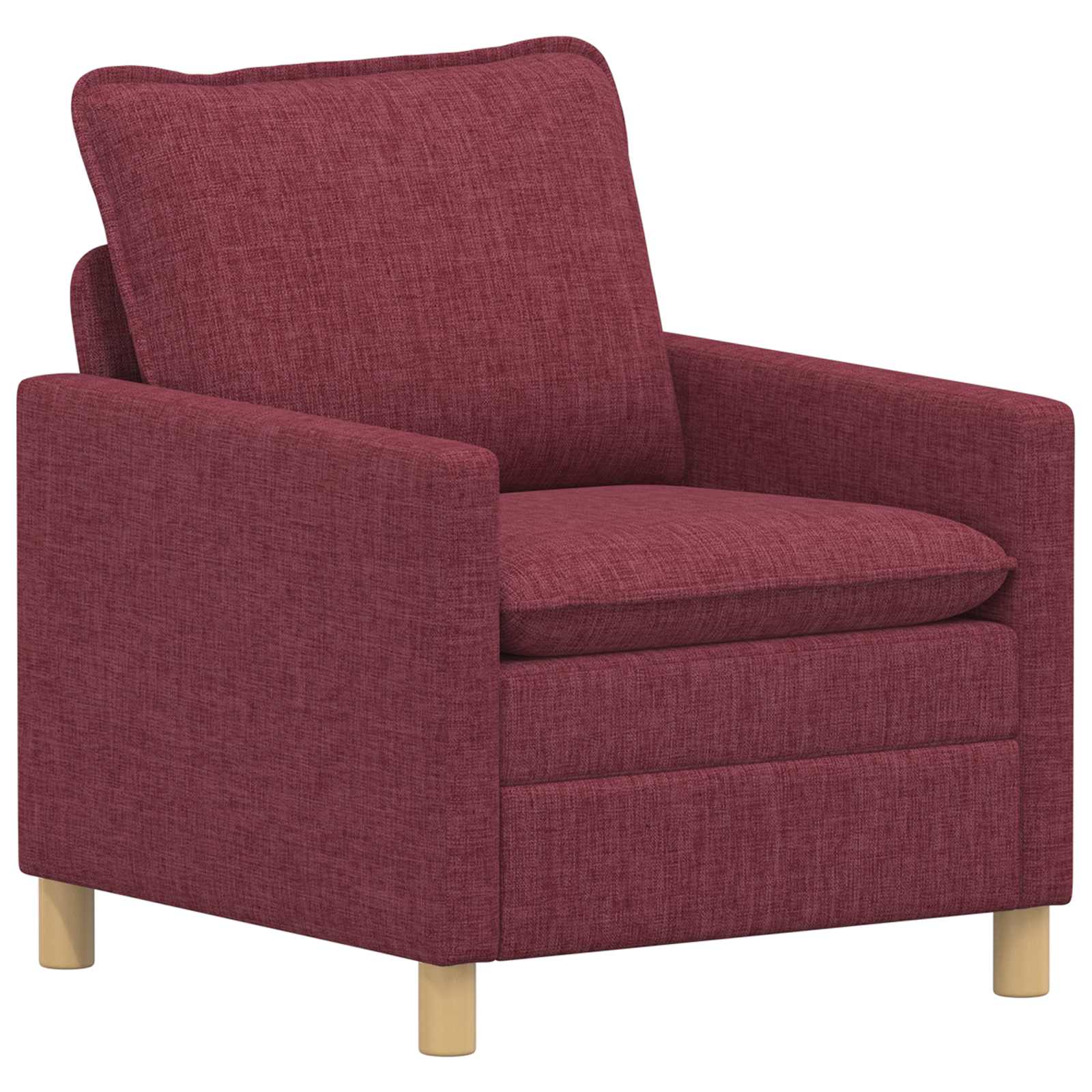 Soffa Vinröd 76 x 81 x 87,5 cm Tyg