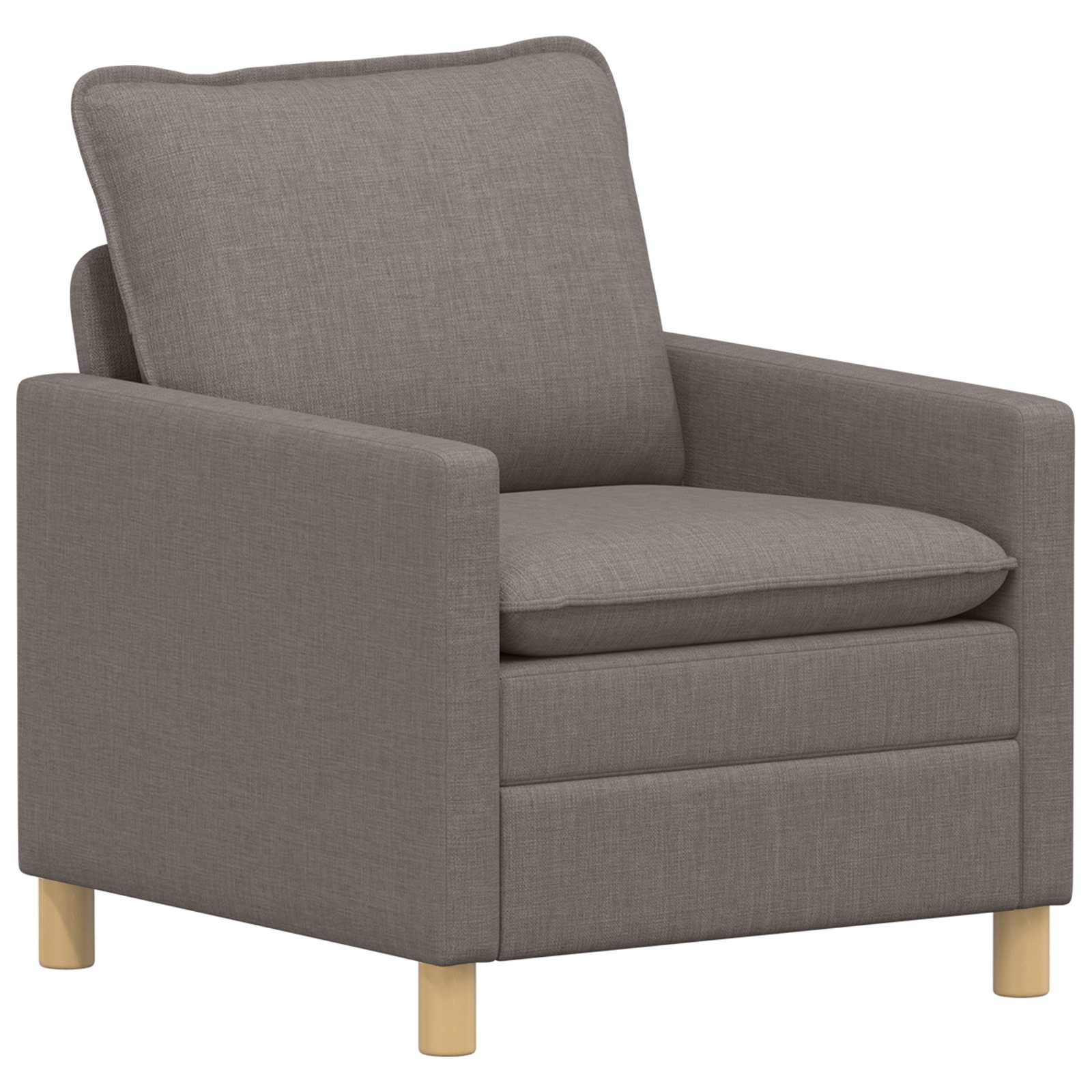 Soffa Taupe 76 x 81 x 87,5 cm Tyg