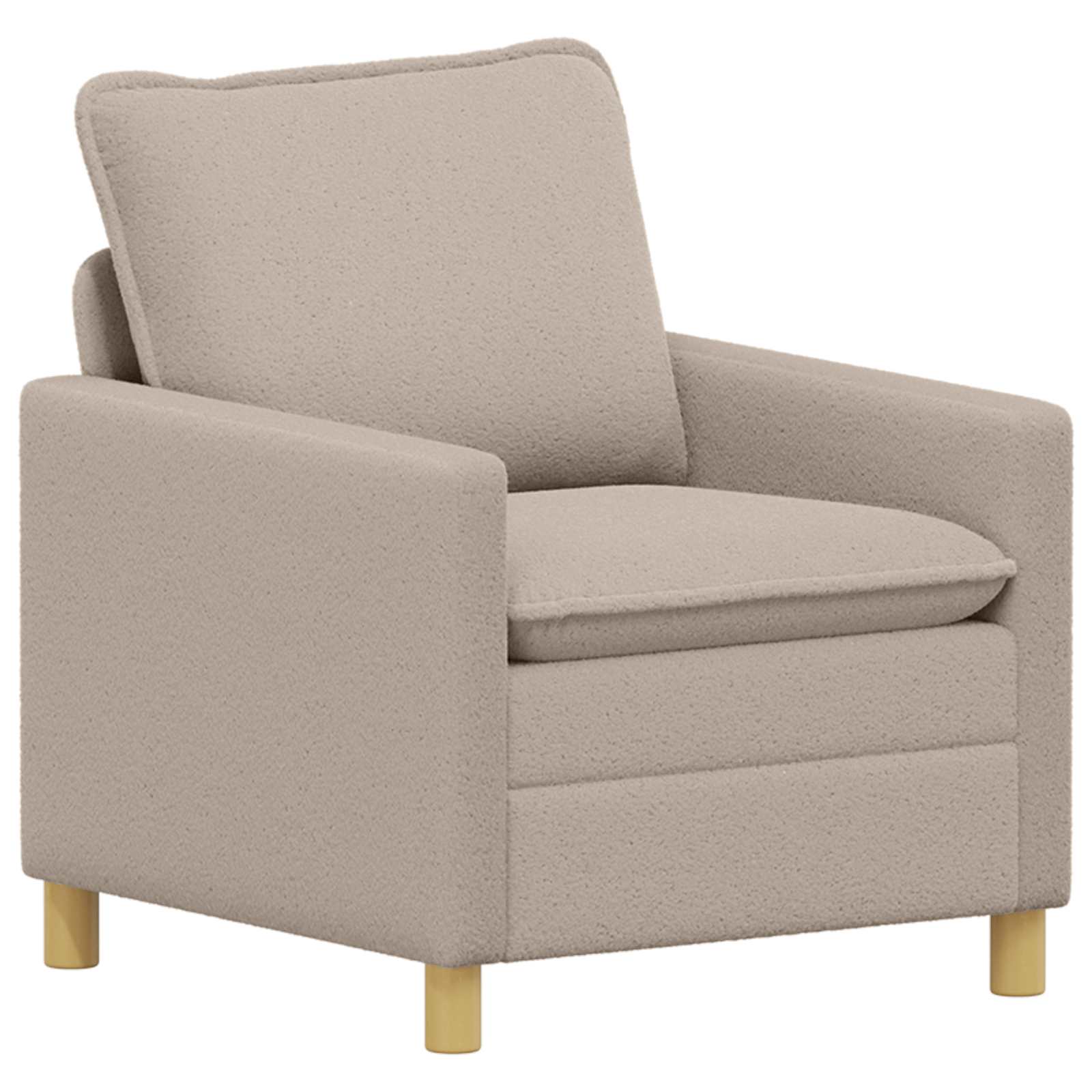 Soffa Ljusgrå 76 x 81 x 87,5 cm Tyg