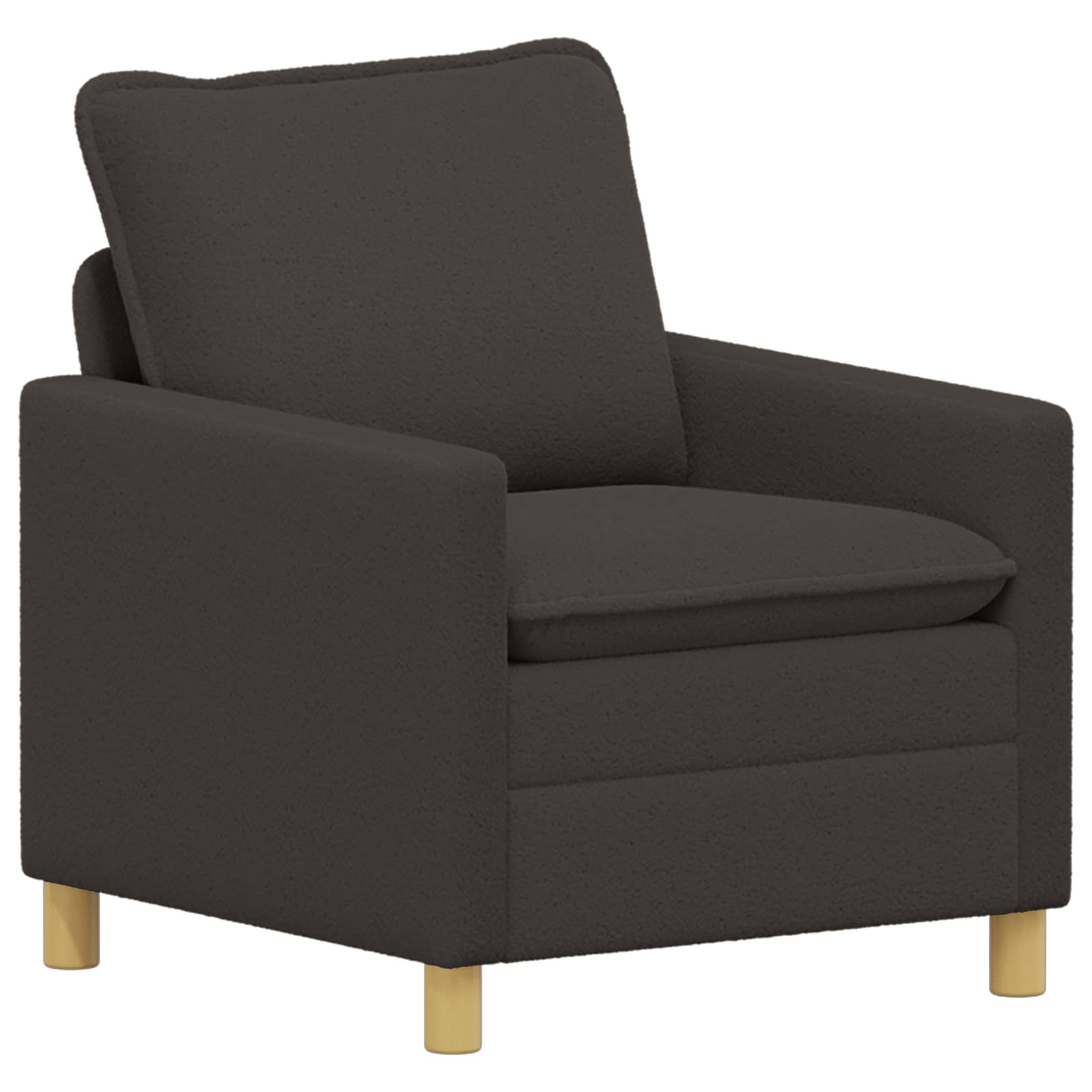 Soffa Mörkgrå 76 x 81 x 87,5 cm Tyg