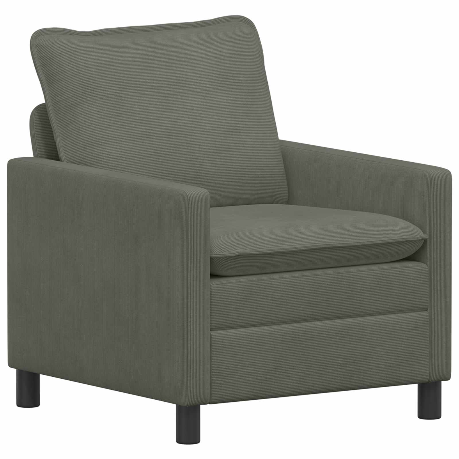 Soffa Ljusgrå 76 x 81 x 87,5 cm Tyg
