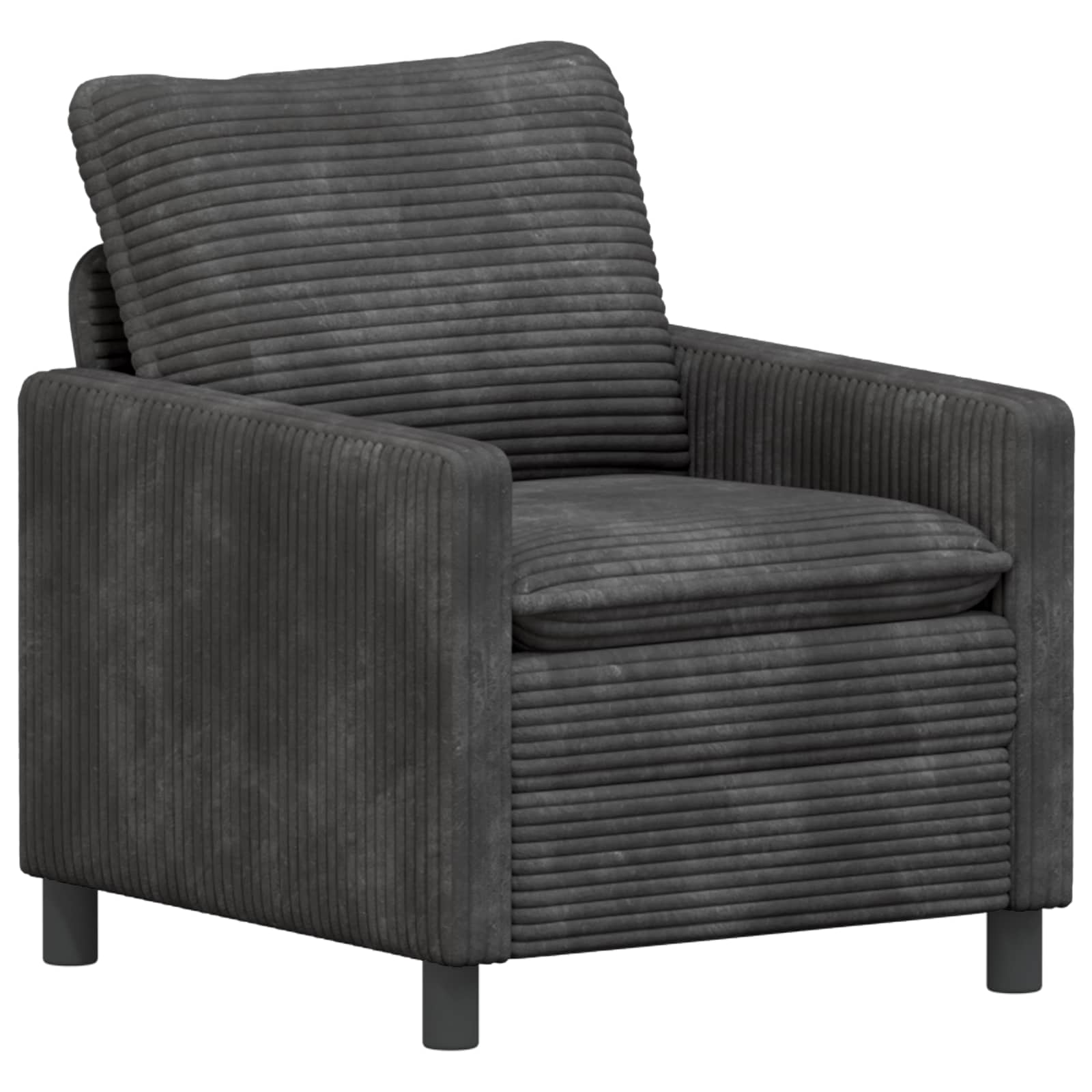 Soffa Mörkgrå 76 x 81 x 87,5 cm Polyester