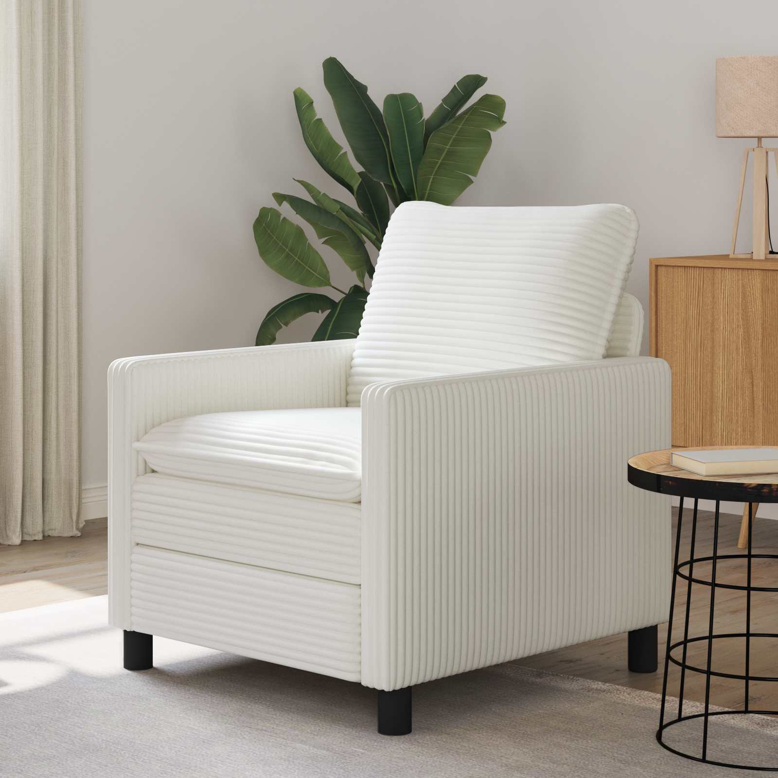 Soffa Gräddvit 76 x 81 x 87,5 cm Polyester