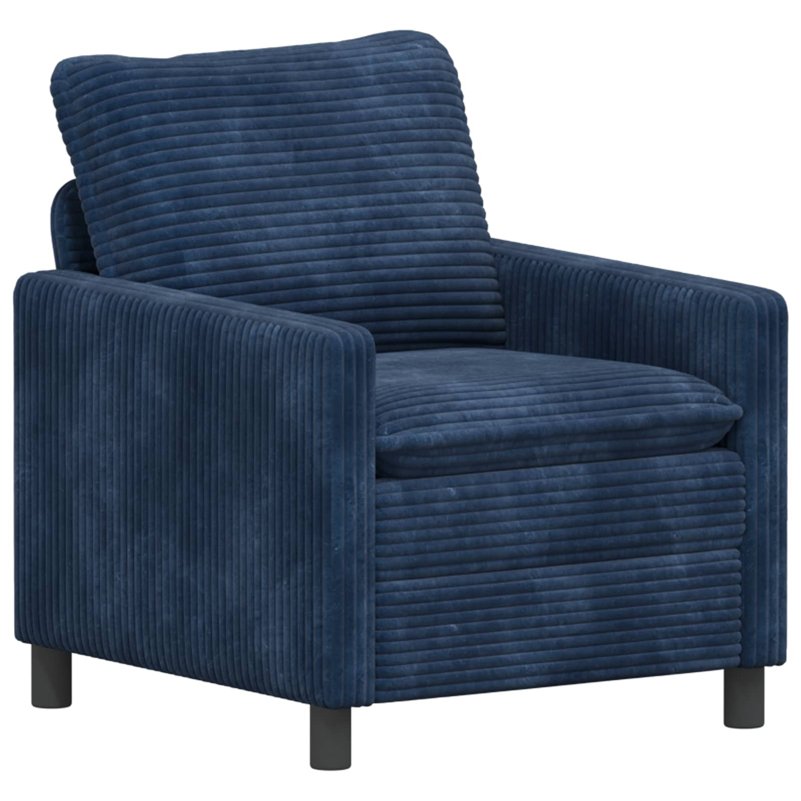 Soffa Mörkblå 76 x 81 x 87,5 cm Polyester