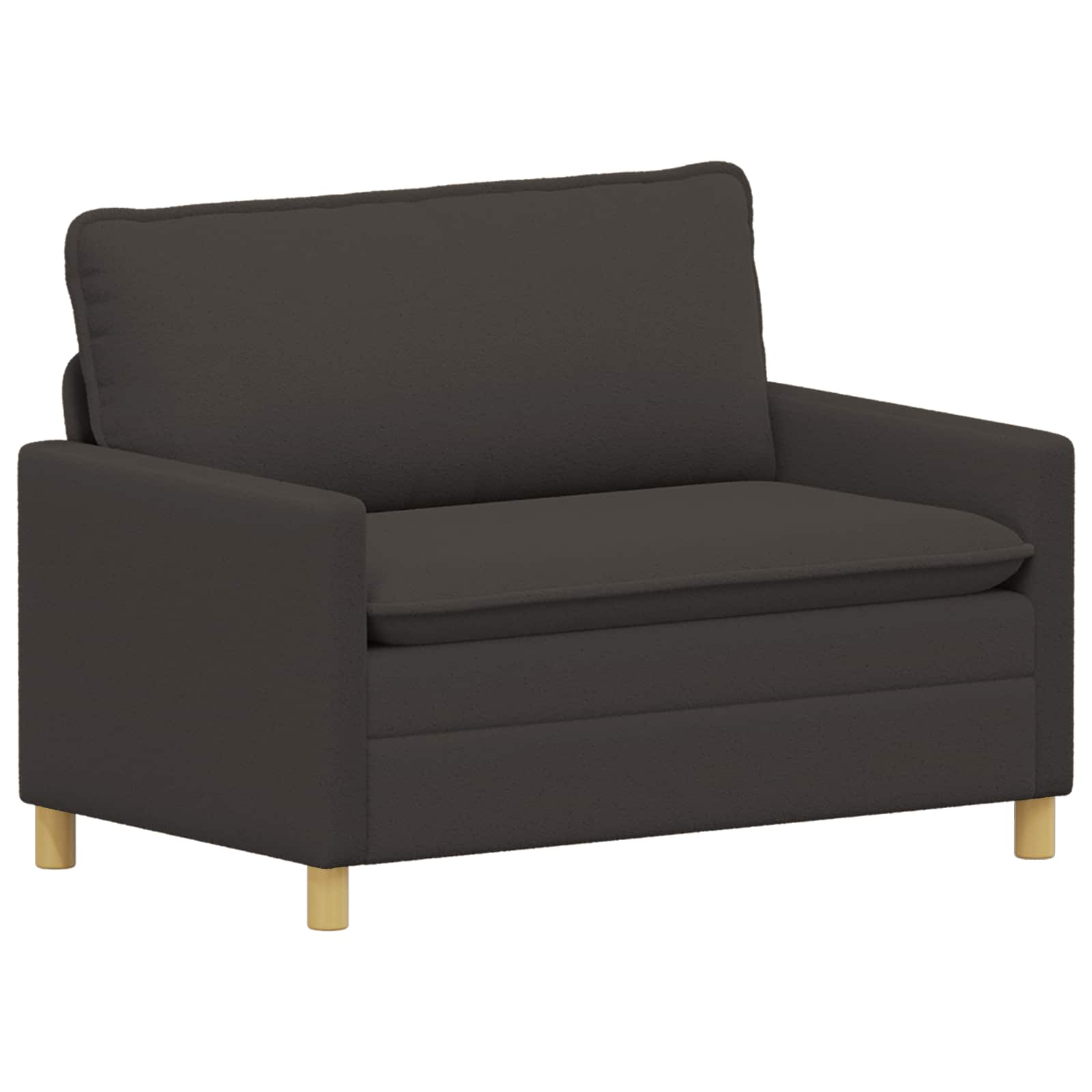 Soffa Mörkgrå 126 x 81 x 87,5 cm Tyg