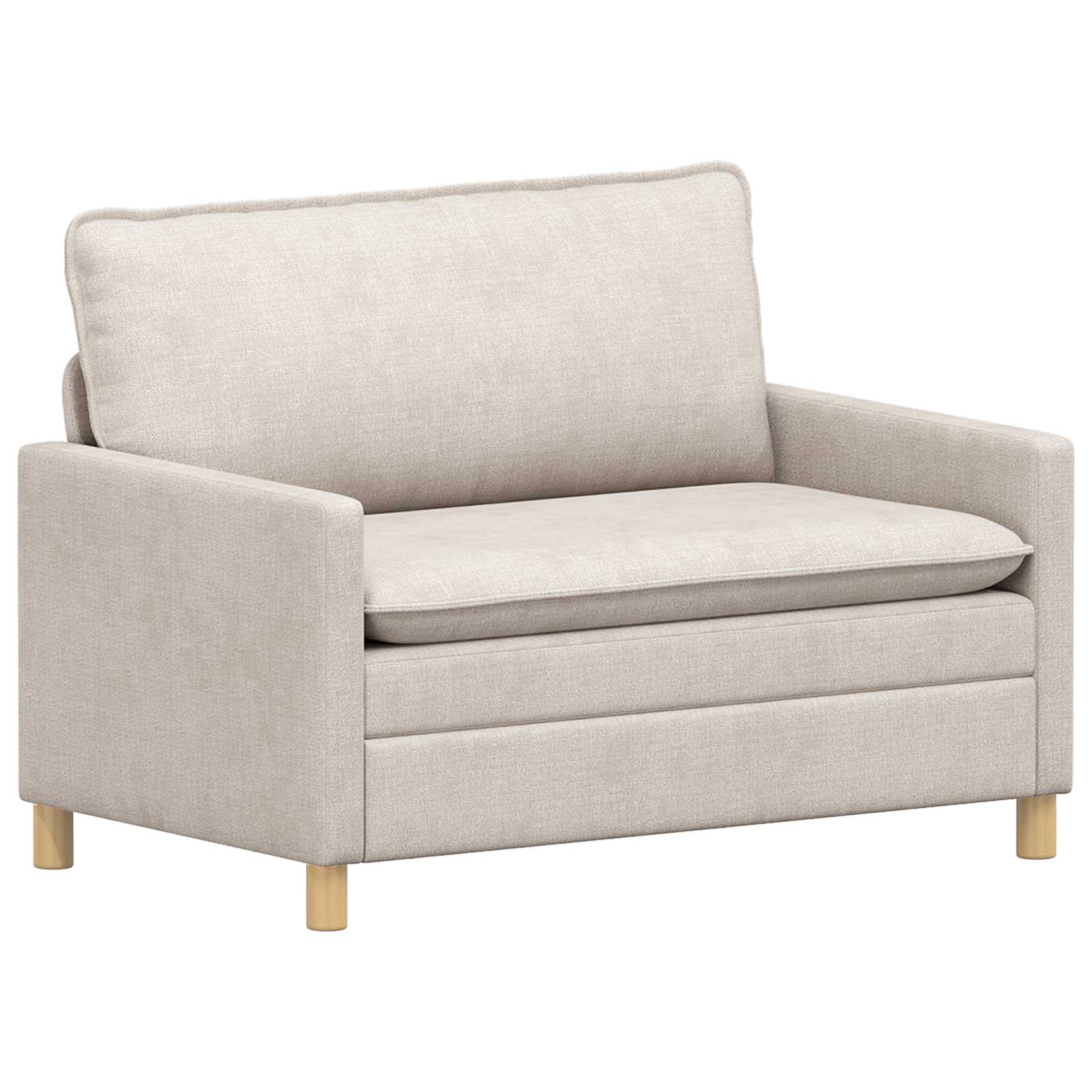 Soffa Gräddvit 126 x 81 x 87,5 cm Polyester