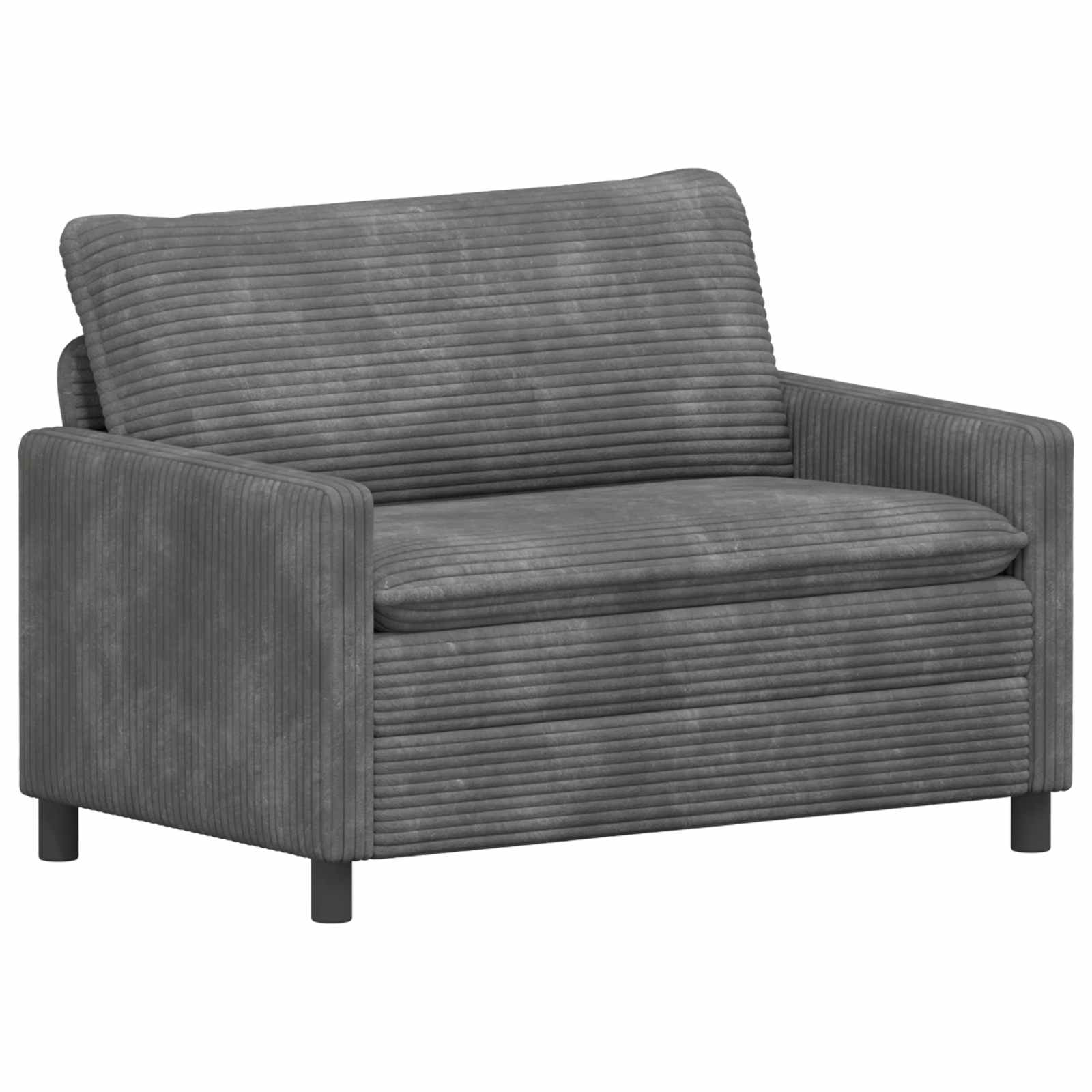 Soffa Ljusgrå 126 x 81 x 87,5 cm Polyester